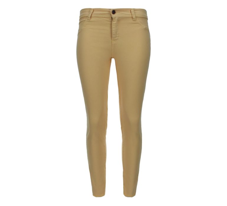 Pantalón para Mujer Dril Desflecado Mostaza - FACOL
