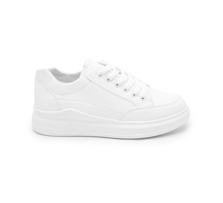 tenis blancos mujer casual