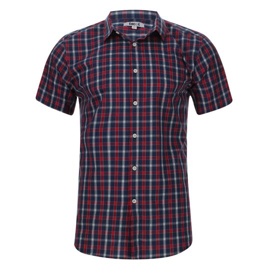 Camisa Hombre M/C A Cuadros - Facol