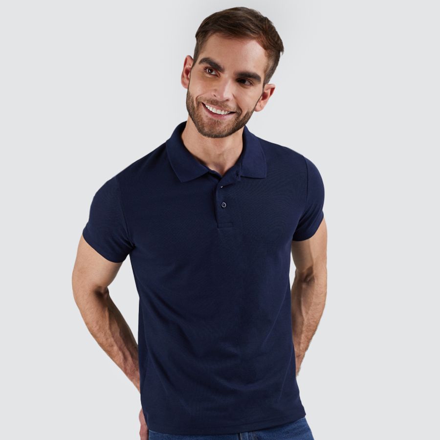 Camisas Tipo Polo Unicolor Para Hombre - Dotamos Tu Empresa