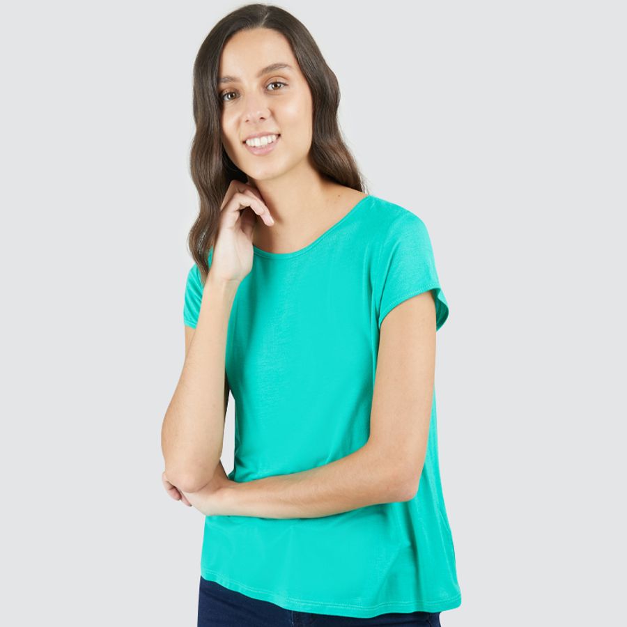 Camiseta Básica Unicolor para Niñas - Tall medias y Prendas