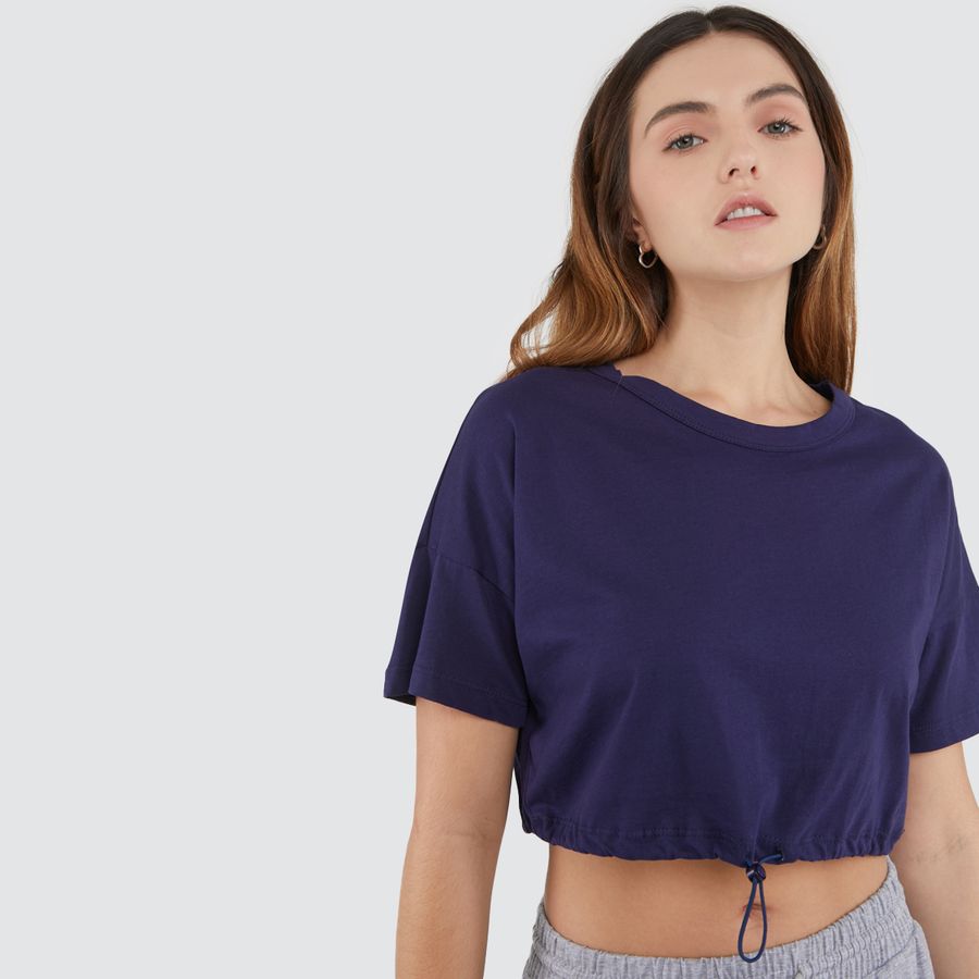 Mujer - Ropa - Camisetas y Tops Crop Top Algodón – Ostu