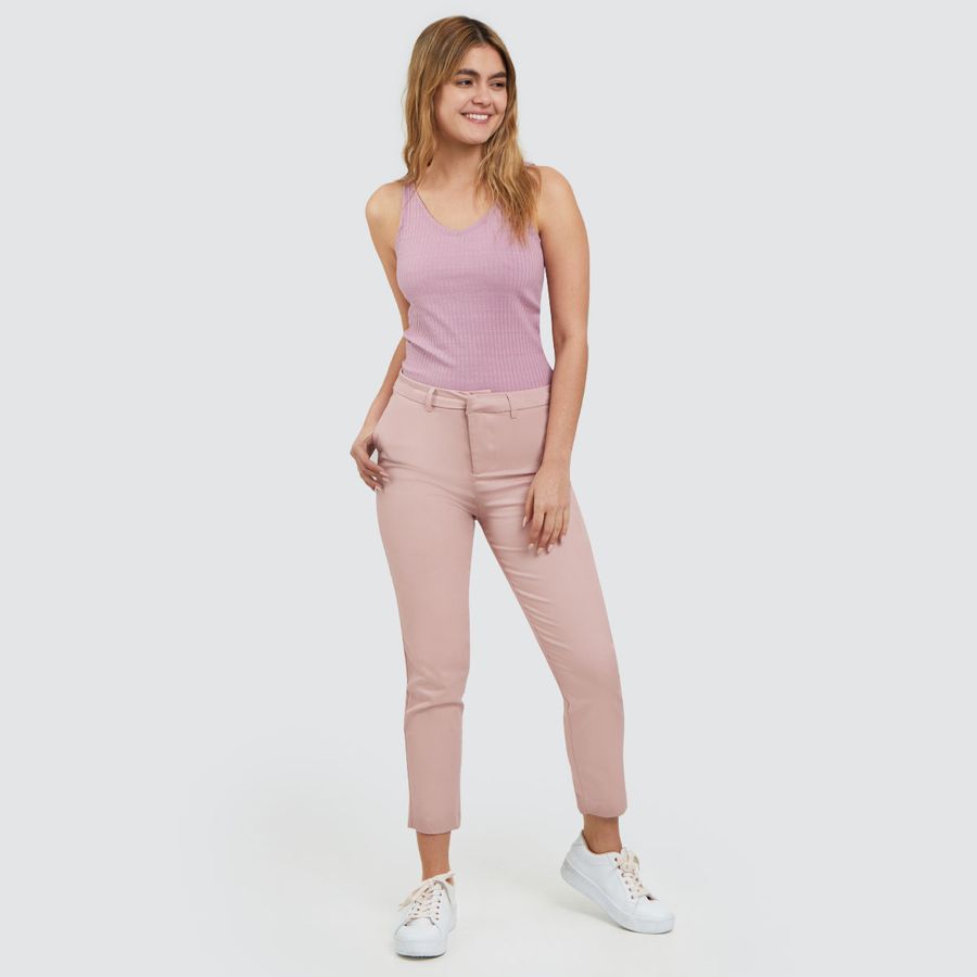 Pantalon Chino Para Mujer 33977, PANTALONES