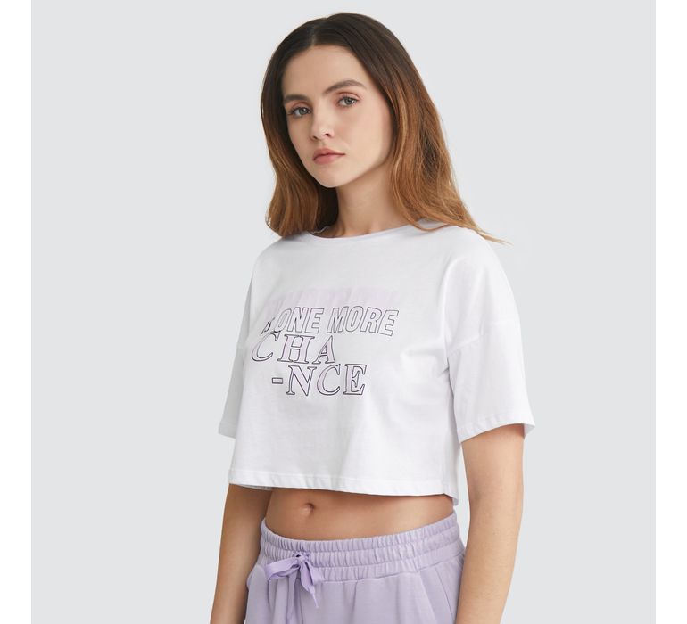 Camiseta Para Mujer Estilo Crop Top - Ostu