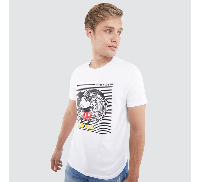 Camiseta blanca mickey discount mouse