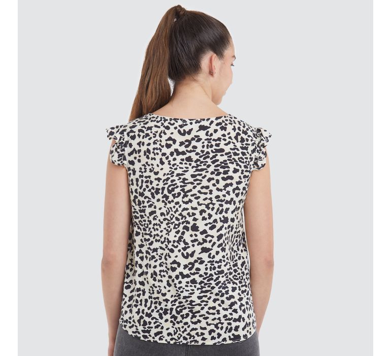 Camiseta Para Niña Animal Print - Ostu