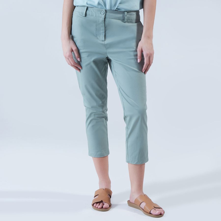 Pantalon Capri Unicolor - Ostu