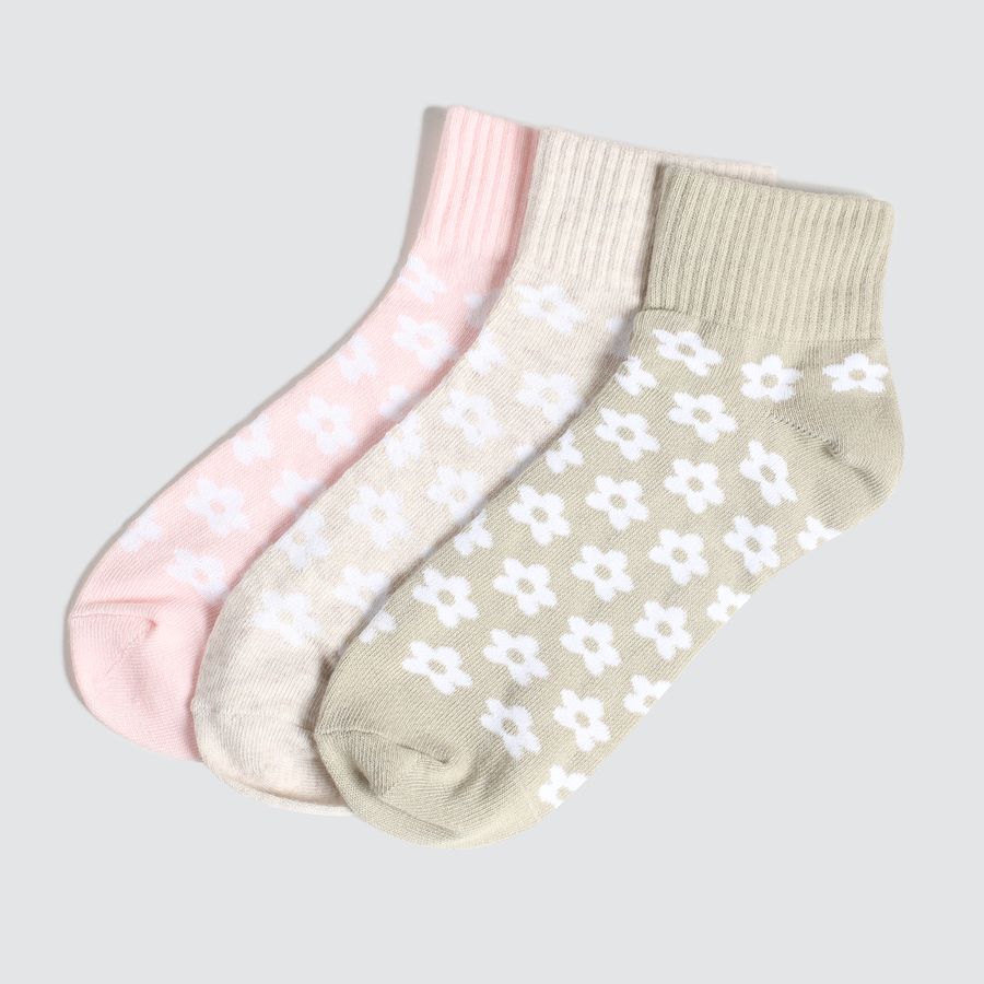 Medias para mujer en algodón x3 - Facol