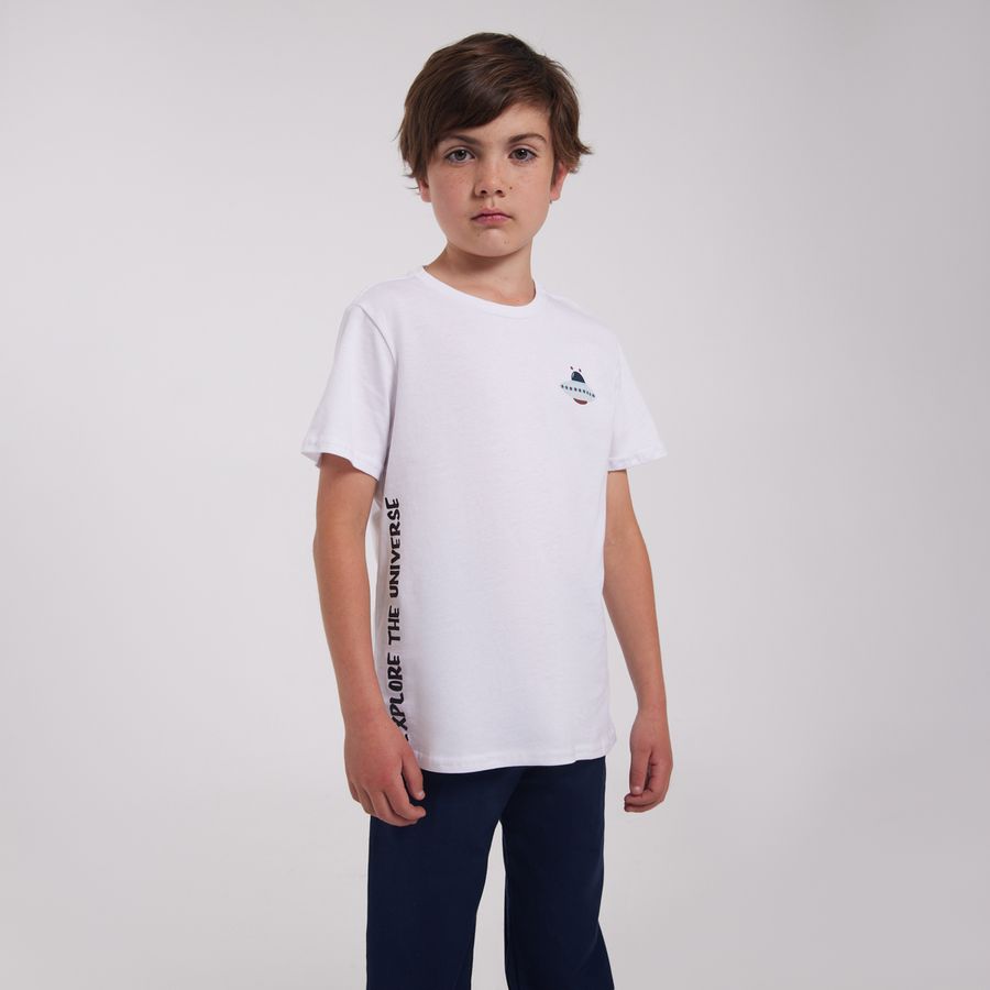 Camiseta para niño con rayas - Ostu