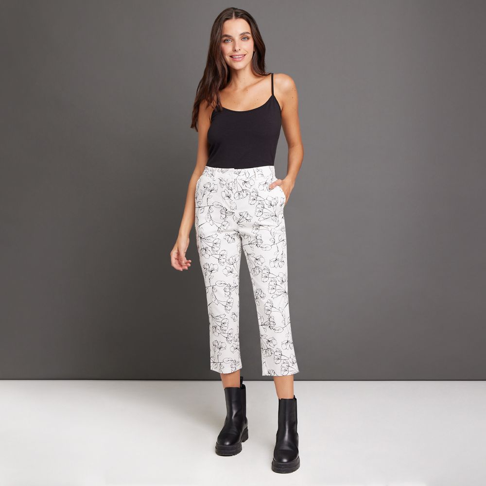 Pantalon Capri Unicolor - Ostu