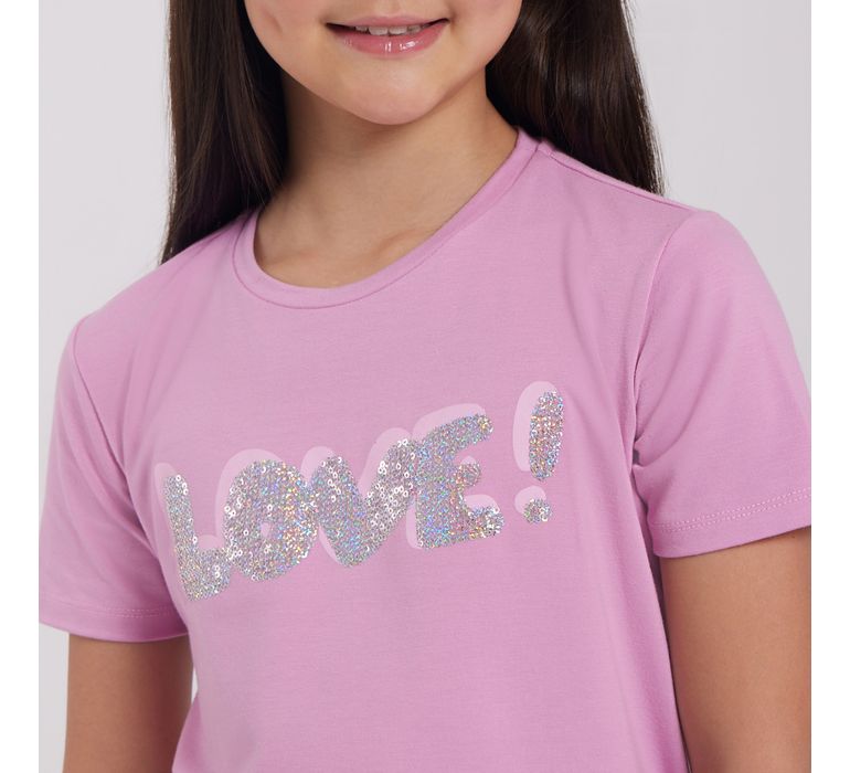 Camiseta para niña Love - Ostu