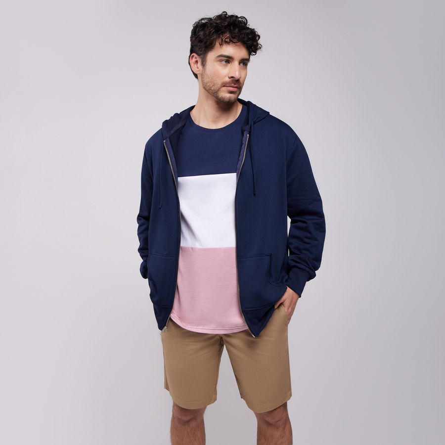 Buzo para hombre unicolor tipo hoodie - Ostu