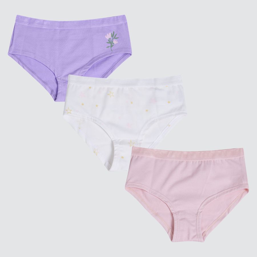 Pack Pantys Niña x 3 con Estampado - Ostu