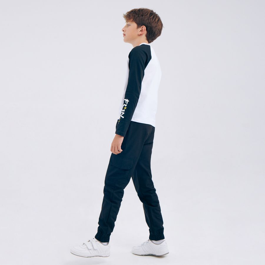 Infantil - Niño - Pantalones Negro – Ostu