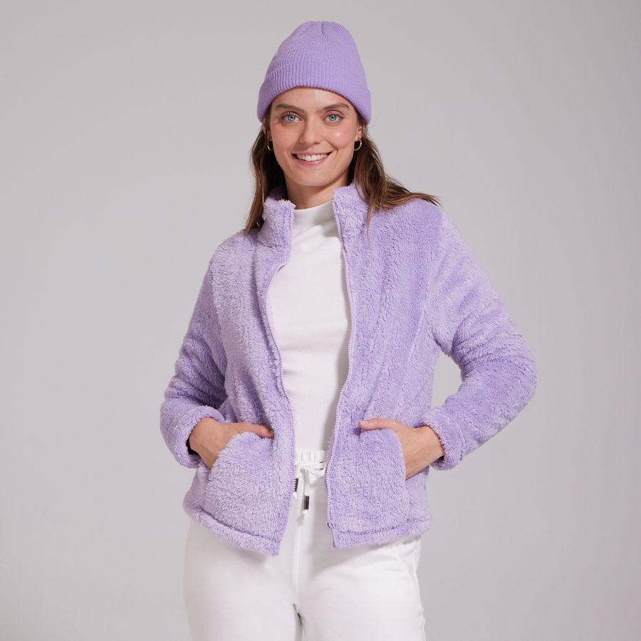 Chaqueta para mujer efecto borrego - Ostu