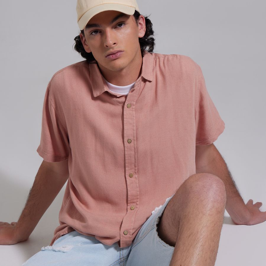 Rosa palo camisa online hombre