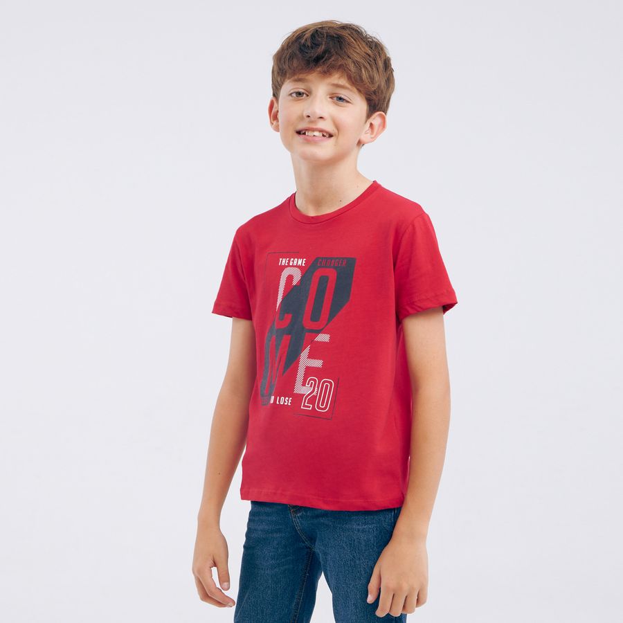 Infantil - Niña 12 Camisetas Rojo – Ostu