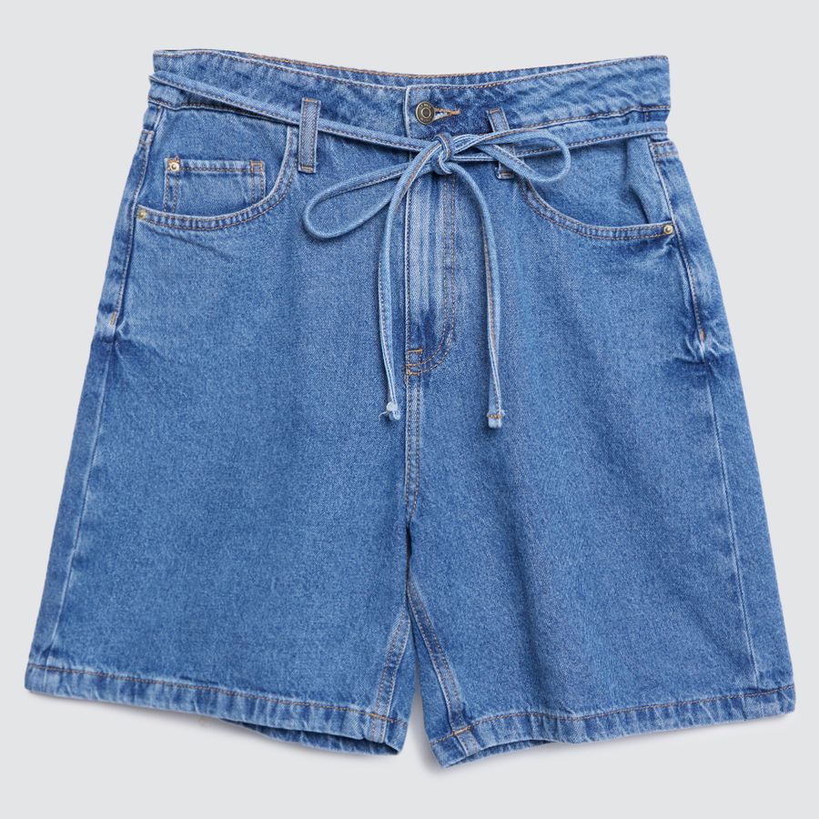 Bermuda Larga en Denim - Ostu